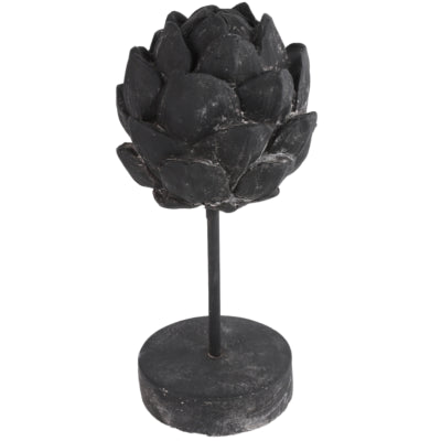 Statua Countryfield carciofo a piedi davor nero 29,5 cm | 6 pezzi