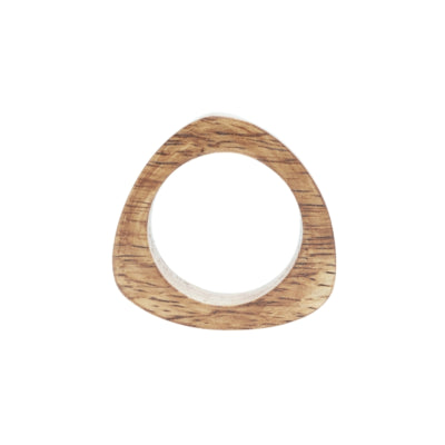 Ptmd portatovagliolo tria legno 5 cm | 24 pezzi