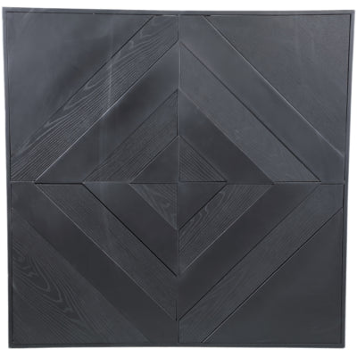 Pannello da parete Ptmd Mixa Nero 160 x 160 cm | 2 pezzi