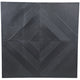 Ptmd panel de pared mixa negro 160 x 160 cm | 2 piezas