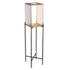 Ptmd windlicht op standaard axin l goudkleurig 120 cm | 2 stuks