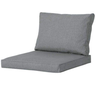 Cuscino lounge Madison grigio 73 x 73 cm | 3 pezzi
