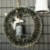 Kerstkrans led op batterij snow 40 cm | 10 stuks