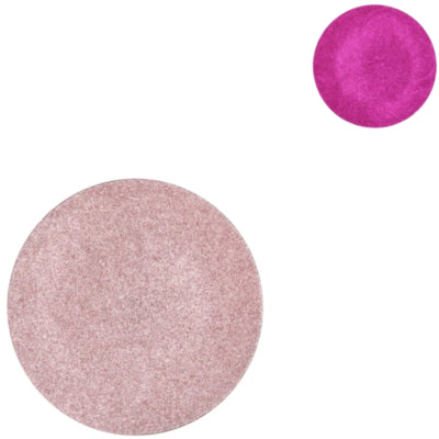 Plato decorativo Daan madera curvada melamina brillo rosa fucsia 18 cm 2 surtidos | 36 piezas