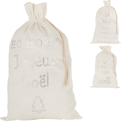 Borsa J-line natalizia francese 80 cm 3 assortiti | 12 pezzi
