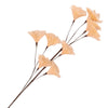 Daan kromhout kunsttak feather bloemen perzik 110 cm | 8 stuks
