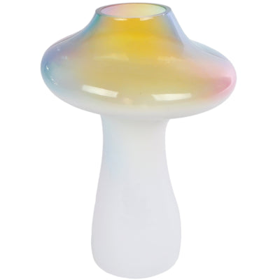 Cozydecor scultura fungo arcobaleno l vetro