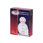 Sneeuwpop lichtketting led op batterij 275 cm | 24 stuks - afbeelding 2