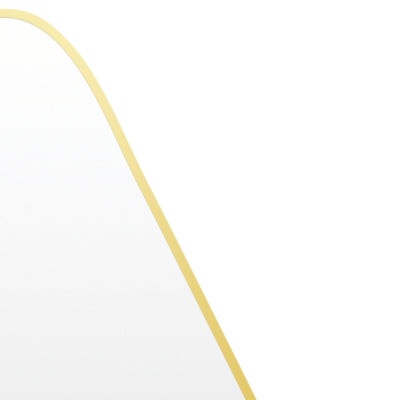 Specchio da parete Len-fra Riverside color oro 50 x 75 cm | 2 pezzi