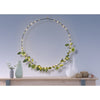 Hangdecoratie ring botanical led op batterij 60 cm | 12 stuks