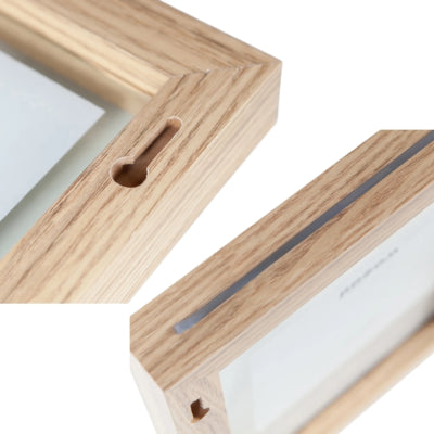 Cornice per foto in legno naturale 34 x 44 cm | 8 pezzi