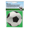 Biglietti d'invito calcio 10 cm 6 pezzi | 48 pezzi