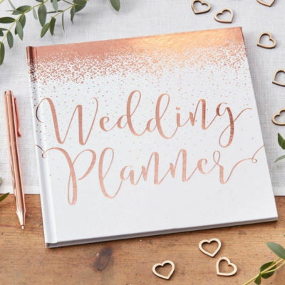 Ginger ray wedding planner boekje roségoudkleurig 21 cm | 20 stuks