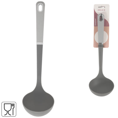 Cucchiaio da minestra Sola grigio 33 cm | 48 pezzi
