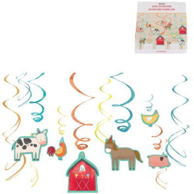 Ciondolo a spirale Amscan da cortile 61 cm set da 12 | 20 pezzi