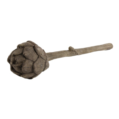 Countryfield fiore artificiale carciofo silvia marrone 39 cm | 12 pezzi