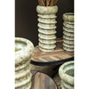 Ptmd bloempot zero swirl crème hoog s 45 cm | 2 stuks