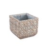 Vaso da fiori Ptmd Jenah marrone s 16 cm | 8 pezzi