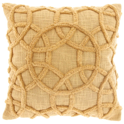 Cojín living único everon latte 45 x 45 cm | 6 piezas