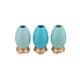 Daan benthout Decorazione pasquale Uovo di Pasqua blu 9 cm 3 assortiti | 12 pezzi