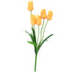 Fiore artificiale tulipano giallo 58 cm | 24 pezzi