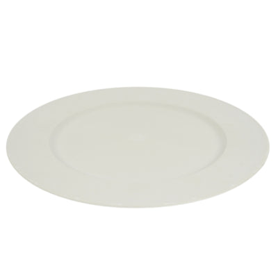 Plato decorativo Hbx gris claro 33 cm | 12 piezas