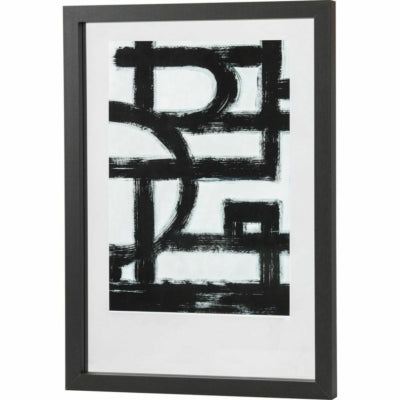 Cornice per foto in legno Blake nero 44 x 64 cm | 4 pezzi