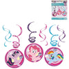 Ciondolo a spirale Amscan My Little Pony 80 cm set da 6 | 20 pezzi