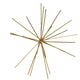 Housevitamin ornament firework metaal goudkleurig 25 cm | 12 stuks