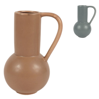Vaas keramiek 21 cm 2 assorti | 6 stuks