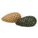 Daan kromhout beeld jingle dennenappel goudkleurig groen 13 cm 2 assorti | 12 stuks