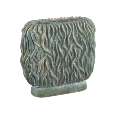 Ptmd vaso da fiori brendan verde 30 cm | 2 pezzi