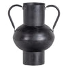 Vaso in legno vere metal nero 28 cm | 6 pezzi