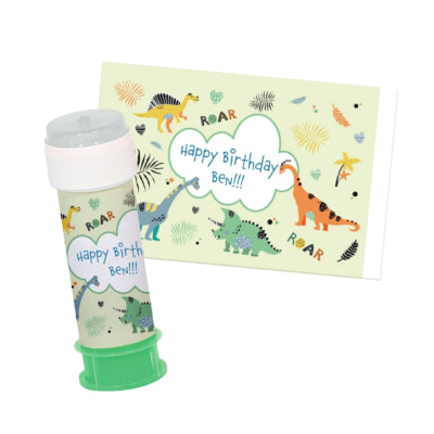 Folat bellenblaas sticker dino roars 11 cm 6 stuks | 48 stuks