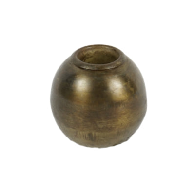 Candeliere Daan in legno curvato dobra sfera color ottone 5,7 cm | 12 pezzi