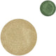 Plato decorativo melamina brillo verde dorado 22 cm 2 surtidos | 18 piezas