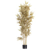Planta artificial de madera bambú 150 cm | 4 piezas