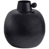 Vaso in legno kita nero 22 cm | 3 pezzi