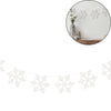 Ginger ray slinger sneeuwvlok wit 2 m | 20 stuks