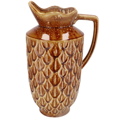 Vaso boa in legno curvato Daan con manico marrone scuro 45 cm | 2 pezzi