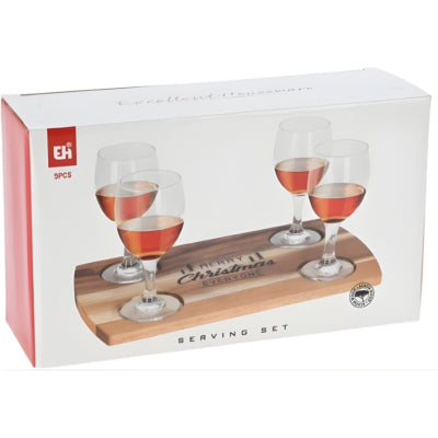Set da portata natalizio 200 ml set da 5 | 6 pezzi