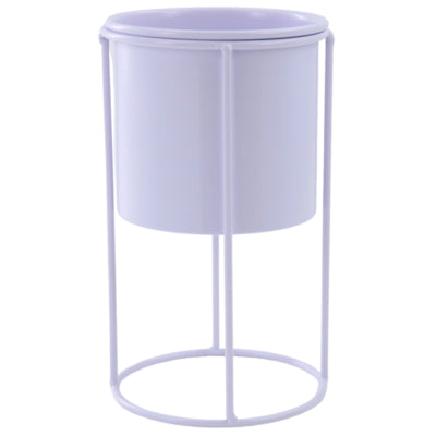 Vaso da fiori Housevitamin su metallo standard lilla 19 cm | 12 pezzi