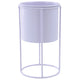 Housevitamin bloempot op standaard metaal lila 19 cm | 12 stuks