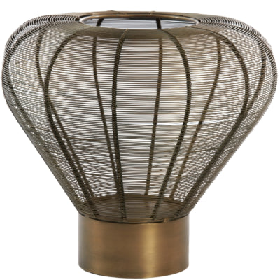 Light Living Light e portacandela Living Meaynn color bronzo 33 cm | 2 pezzi