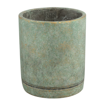 Ptmd vaso da fiori vik m cemento verde 20 cm | 6 pezzi