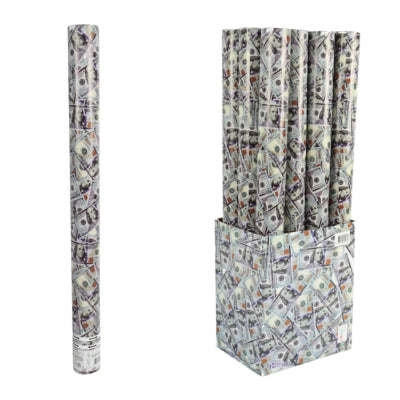 Dollaro cannone coriandoli 58 cm | 12 pezzi
