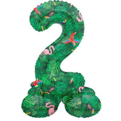Folat folieballon staand 2 jungle vibe 41 cm | 20 stuks