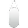 Specchio da parete Len-fra miami ii color argento 50 x 100 cm | 2 pezzi