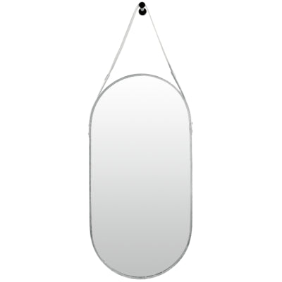 Specchio da parete Len-fra miami ii color argento 50 x 100 cm | 2 pezzi