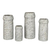 Ptmd bloempot nimma hoog m cement grijs 45 cm | 2 stuks